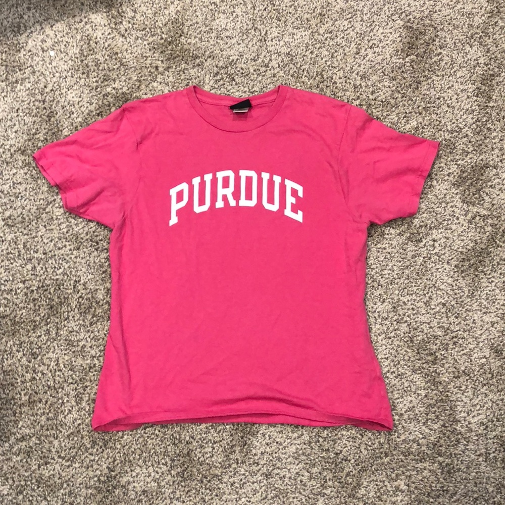 Purdue ladies fitted tee